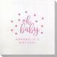 Confetti Dots Oh Baby Bamboo Luxe Napkins Image 2 of 3